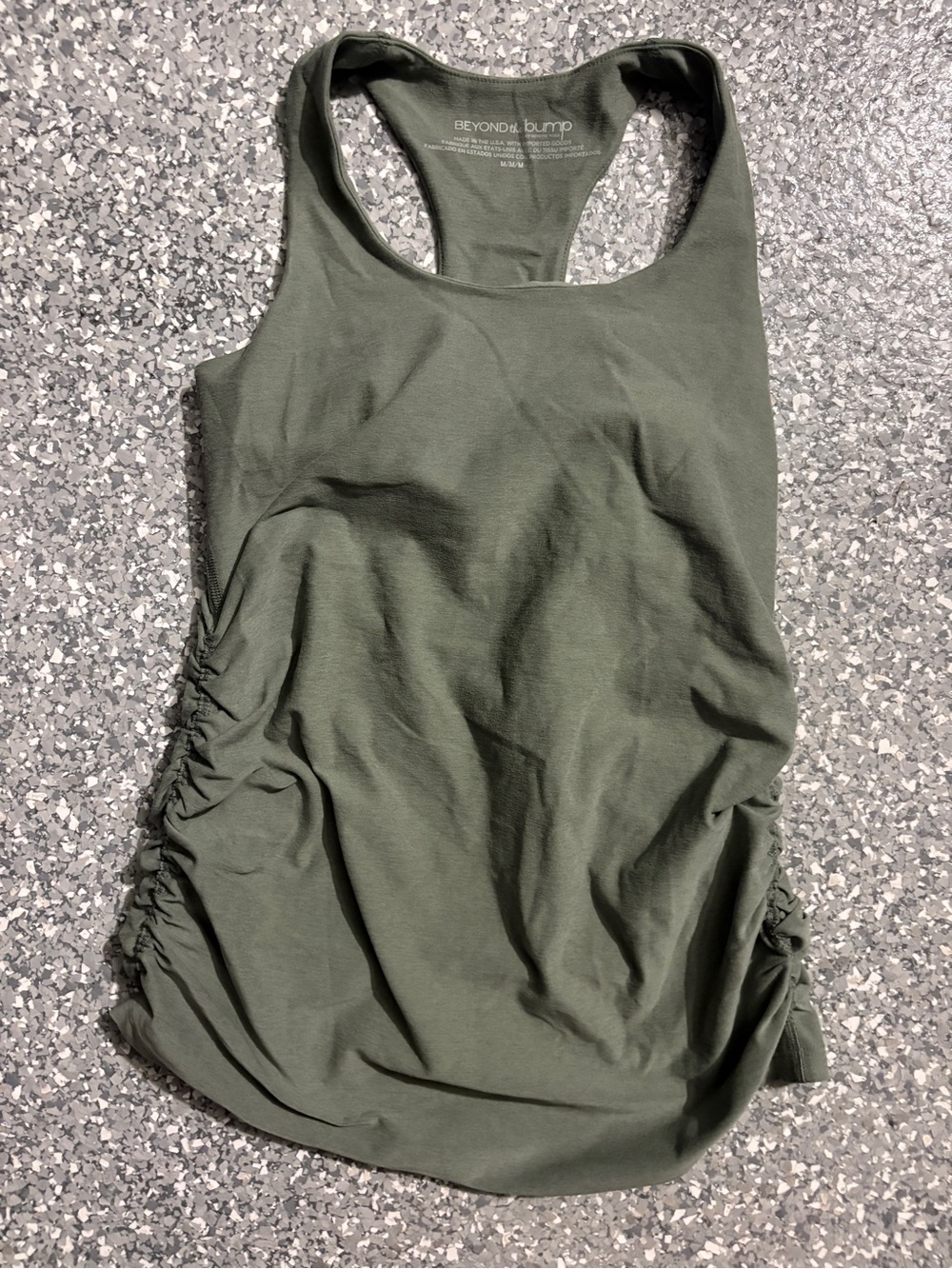 Beyond Yoga Beyond the Bump Bases Covered Maternity Tank Sz M